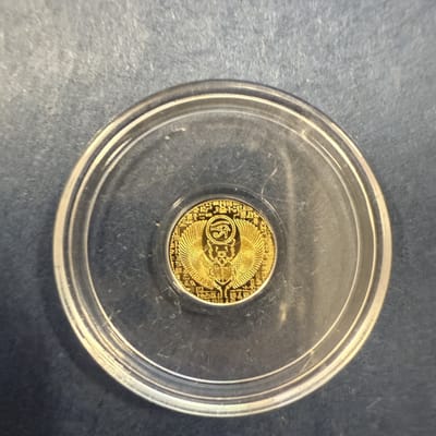 1/200 oz .9999 Gold Egyptian Scarab - MPM