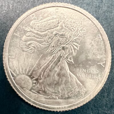 1/10 oz .999 SILVER GSM Walking Liberty