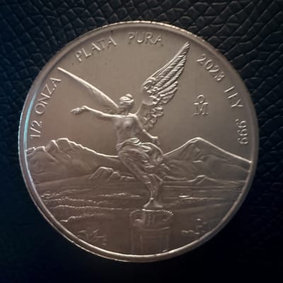 2023 Mexico Libertad 1/2 oz .999 Silver BU