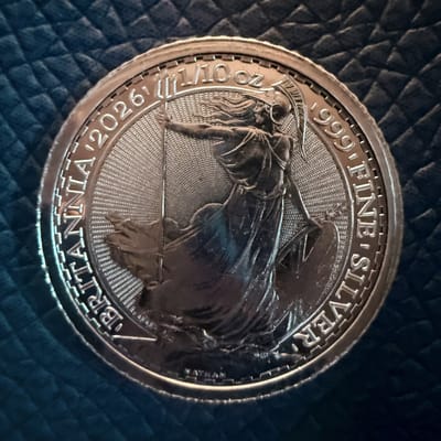 1/10 oz .999 Silver Britannia - UK Royal Mint