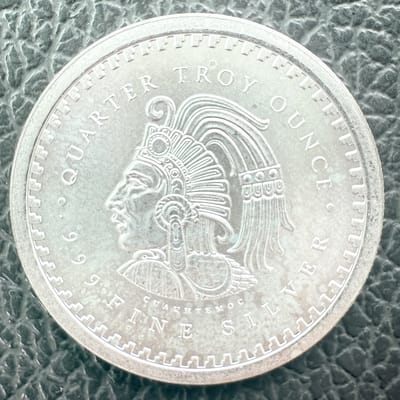 1/4 oz .999 Silver Aztec Calendar - GSM Round