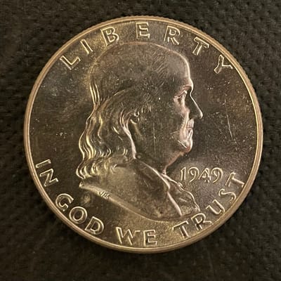 1949 Benjamin Half 50c  - additional view