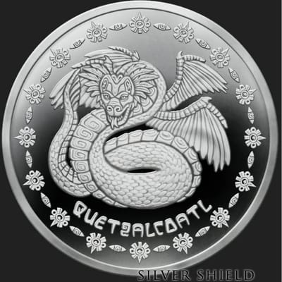 2025 Quetzalcoatl GSM Silver 1 oz Proof, ONLY 245 