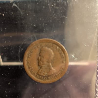 Civil War Token 'Four our Country Now and Forever' - additional view