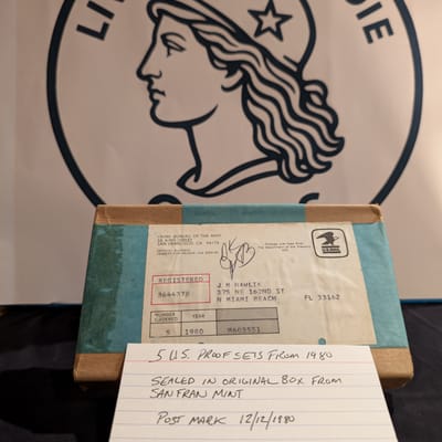 (5) 1980 S Mint Proof Sets Sealed from Mint!