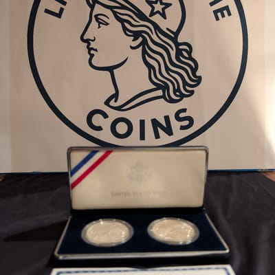 US Mint 2001 Buffalo Silver Dollars * 2 Coins * 