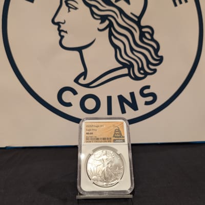 2025 P Silver Eagle MS69 Eagle Privy Don't Tread!