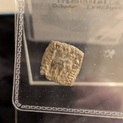 Indo-Greek Apollodotus Silver Drachm - additional view