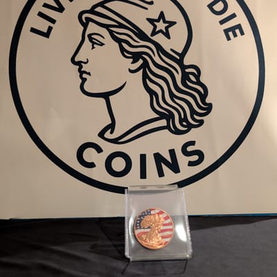 Walking Liberty 1oz Cu Colorized Round