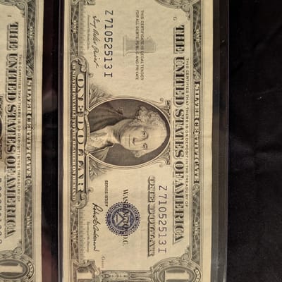 2 Silver certificates 35D/35F - additional view
