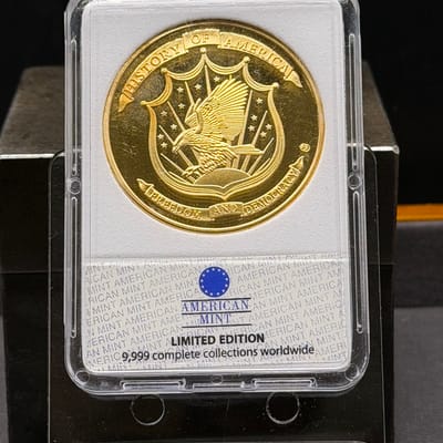 Copper 1oz: Gold Plated: Liberty Bell - additional view
