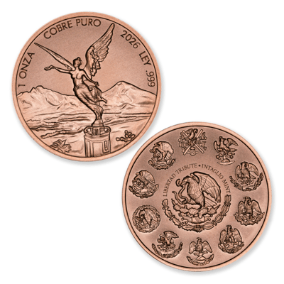 2026 Mexico LIBERTAD TRIBUTE – 1oz Copper