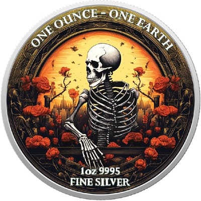 Skeleton Halloween 2022 Glow in Dawk 1oz 100 Mint - additional view