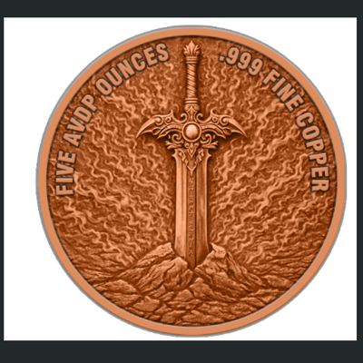 2026 A Hero's Journey Colorized 5 oz .999 Copper - additional view