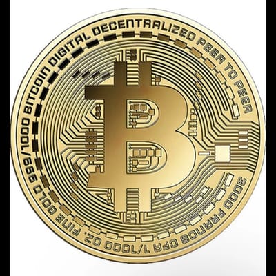 Bitcoin Gold 1/1000 oz in Capsule and Box - additional view