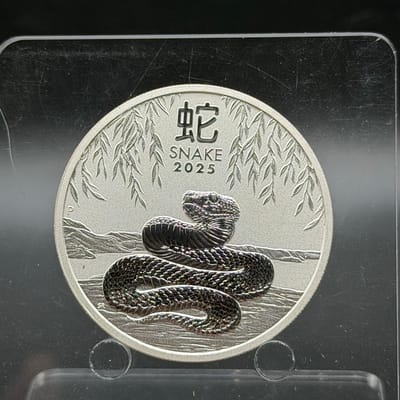 2025 Australia 1 oz Silver Lunar Snake BU Series 3