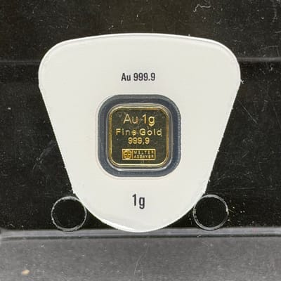 1 gram Gold Argor Goldseed in Assay - additional view