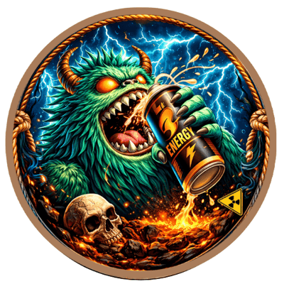 Fuel the Fury Colorized 5 oz Copper Round ~ in Cap