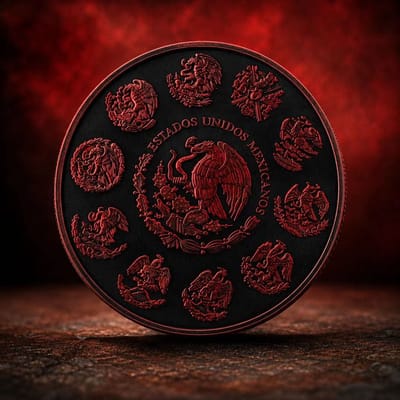 Libertad en Rojo 5 oz Copper Medal in Capsule - additional view