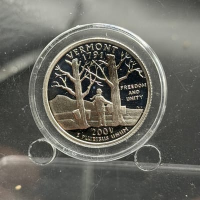 Vermont Silver State Quarter ~ 0.18oz