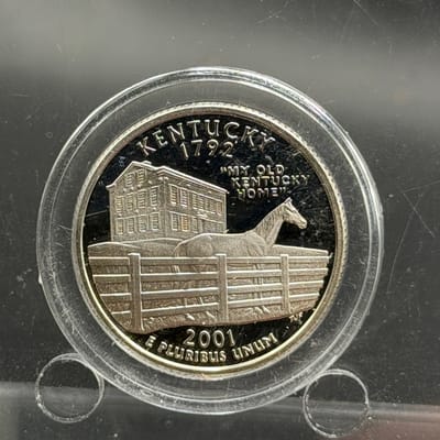 Kentucky Silver State Quarter ~ 0.18oz