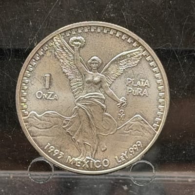 1993 - Mo Mexico Silver Libertad 1 Oz / Onza 