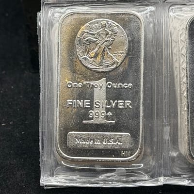 NEAR SPOT Silver 1oz HM Walking Lib Bar
