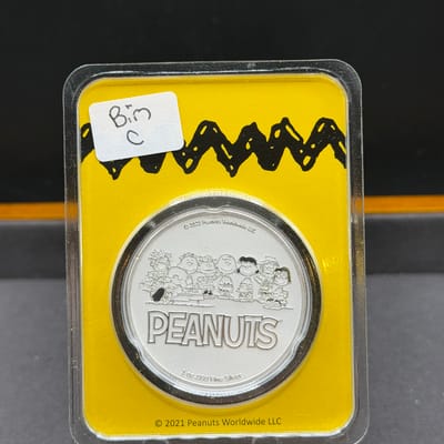 Peanuts® Franklin 1 oz Colorized Silver in TEP - additional view