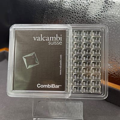 VALCAMBI SILVER COMBIBAR 100 X 1G SEALED