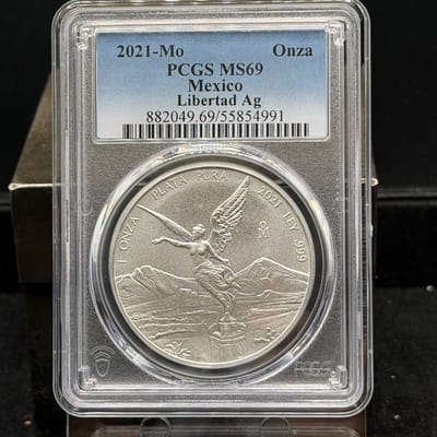 2021 Libertad 1oz BU ~ PCGS Graded MS69