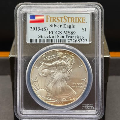 American Silver Eagle 2013 S PCGS MS69