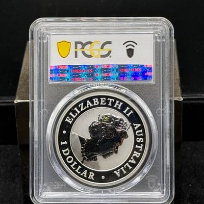 2023 Australia 1oz Silver Kookaburra PCGS MS70  - additional view