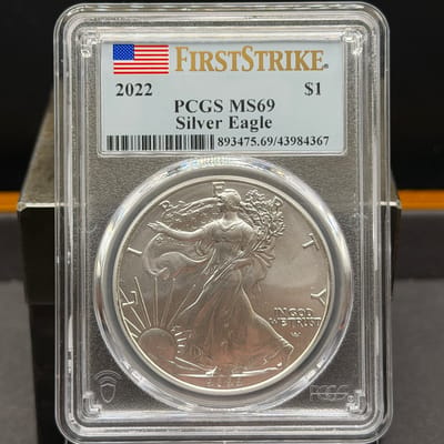 American Silver Eagle 2022 PCGS MS69