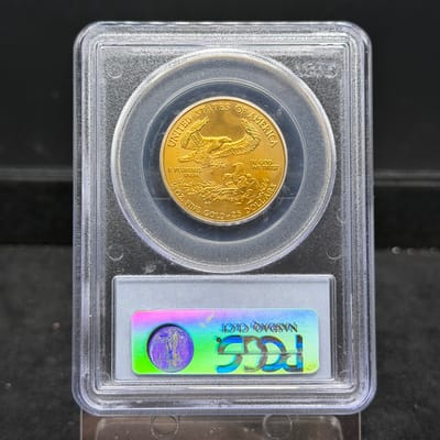 2001 American Gold Eagle $25 PCGS MS69 1/2oz - additional view