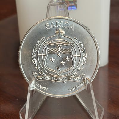 Near Spot: 2023 1 oz Samoa John Mercanti Eagle - additional view