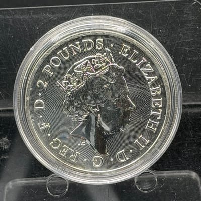 Royal Mint 2022 1oz Fine Silver Royal Coat Of Arms - additional view