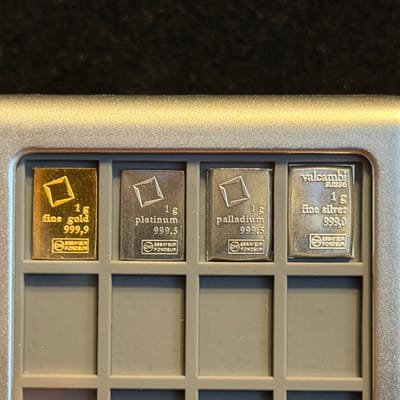 Gold, Platinum, Palladium, Silver 1g in Element Cd