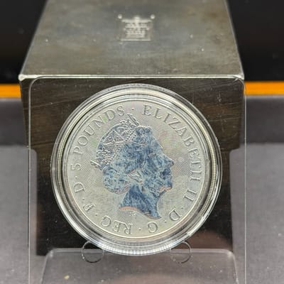 2022 Lion of England 2oz ~ Tudor Beasts in Capsule - additional view