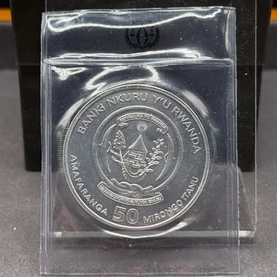 2020 Rwanda 50 Franc 1oz Mayflower Coin - additional view