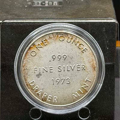1973 Toned Vintage Swiss of America / Draper Mint - additional view