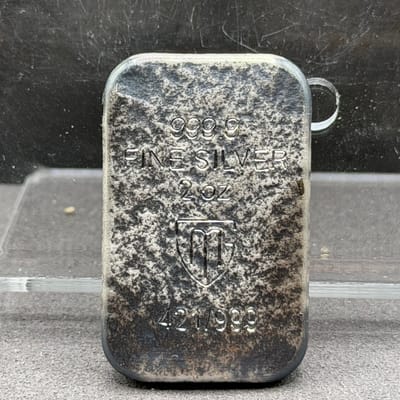 TYR - Germania Mint GODS 2 oz Silver Cast Bar 2024 - additional view