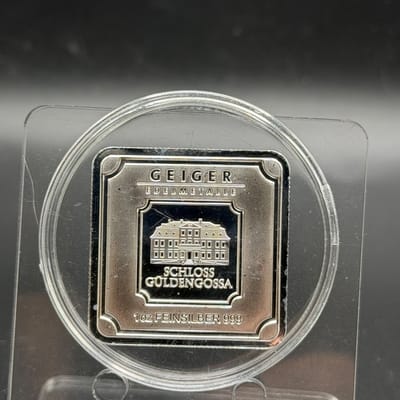 Geiger 1 oz Silver Bar in Capsule