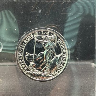 2013 1/4 oz Britannia Silver