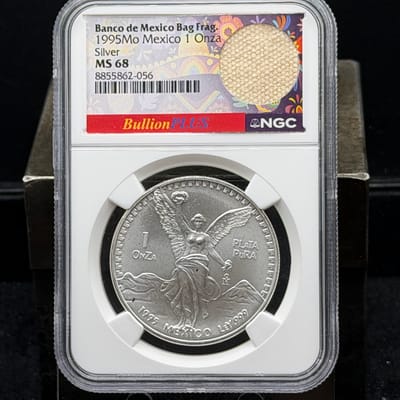 1995 Libertad 1 oz .999 Silver ~ NGC MS68