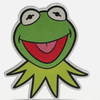 Kermit the Frog ~ Muppets 1oz SIlver in Capsule