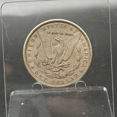 1887 P Morgan Silver Dollar  - additional view