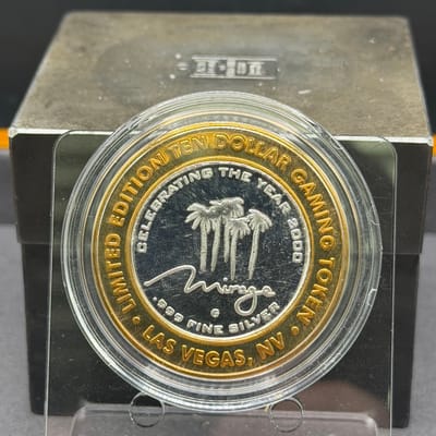 Casino Silver Strike 0.6oz ~ The Mirage 2000 - additional view
