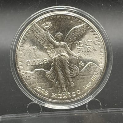 1985 Libertad 9999 1 oz Silver Coin - Mexican Mint