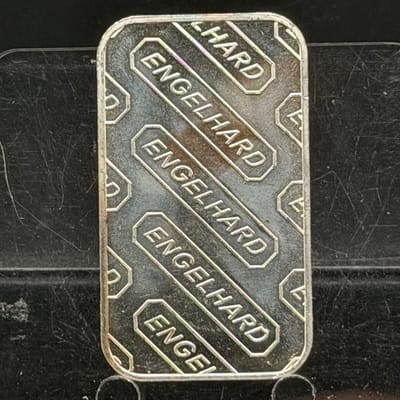 Vintage Engelhard 1oz Silver Bar ~ As pictured Bar - additional view