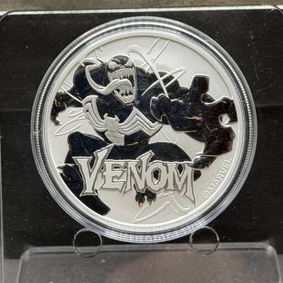 Venom 1 oz Silver Coin Marvel Series In Capsule 